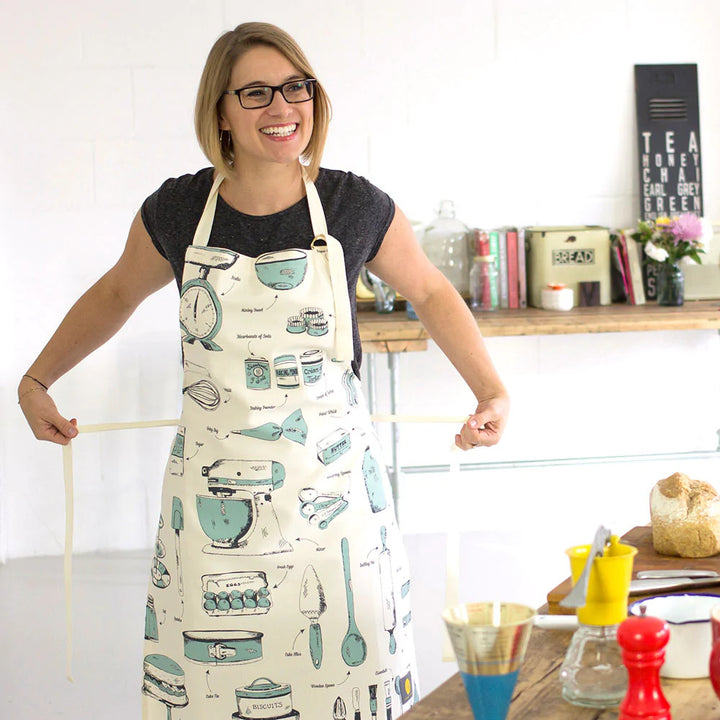 100% cotton Baking Delights apron from Victoria Eggs.