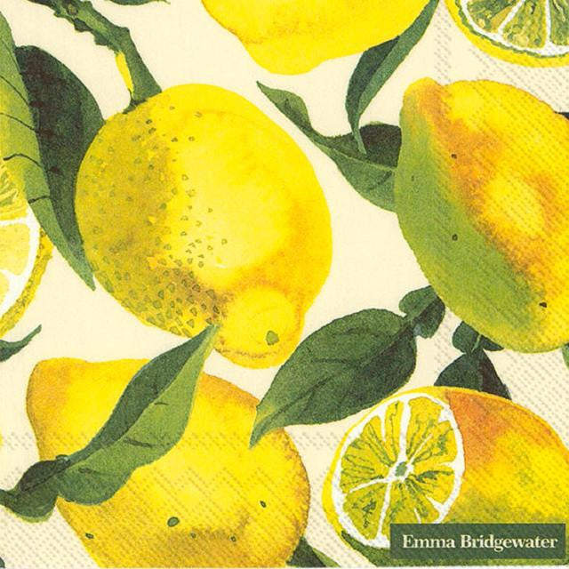 Emma Bridgewater Lemons Cocktail Napkin