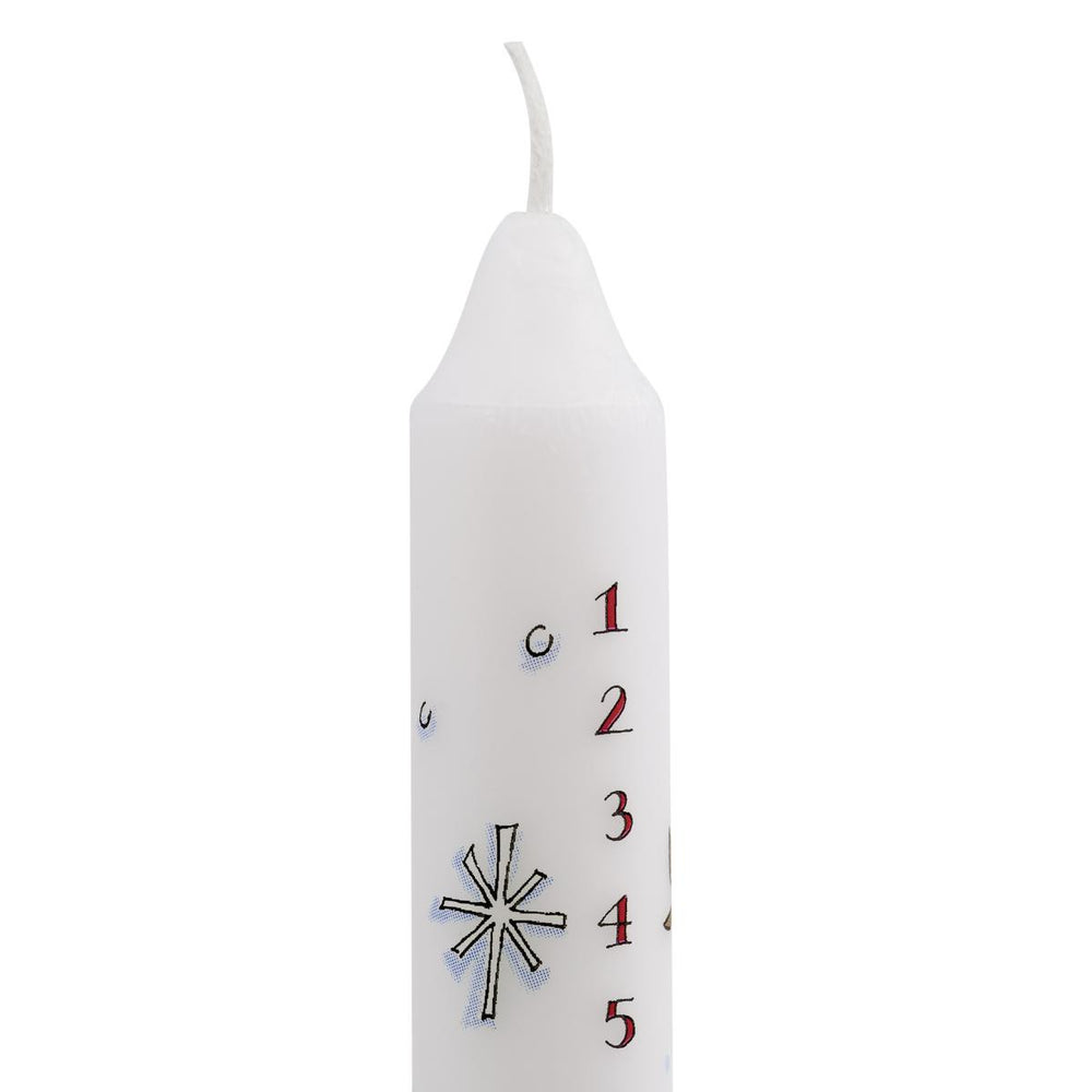 Alison Gardiner Snowmen Advent Candle