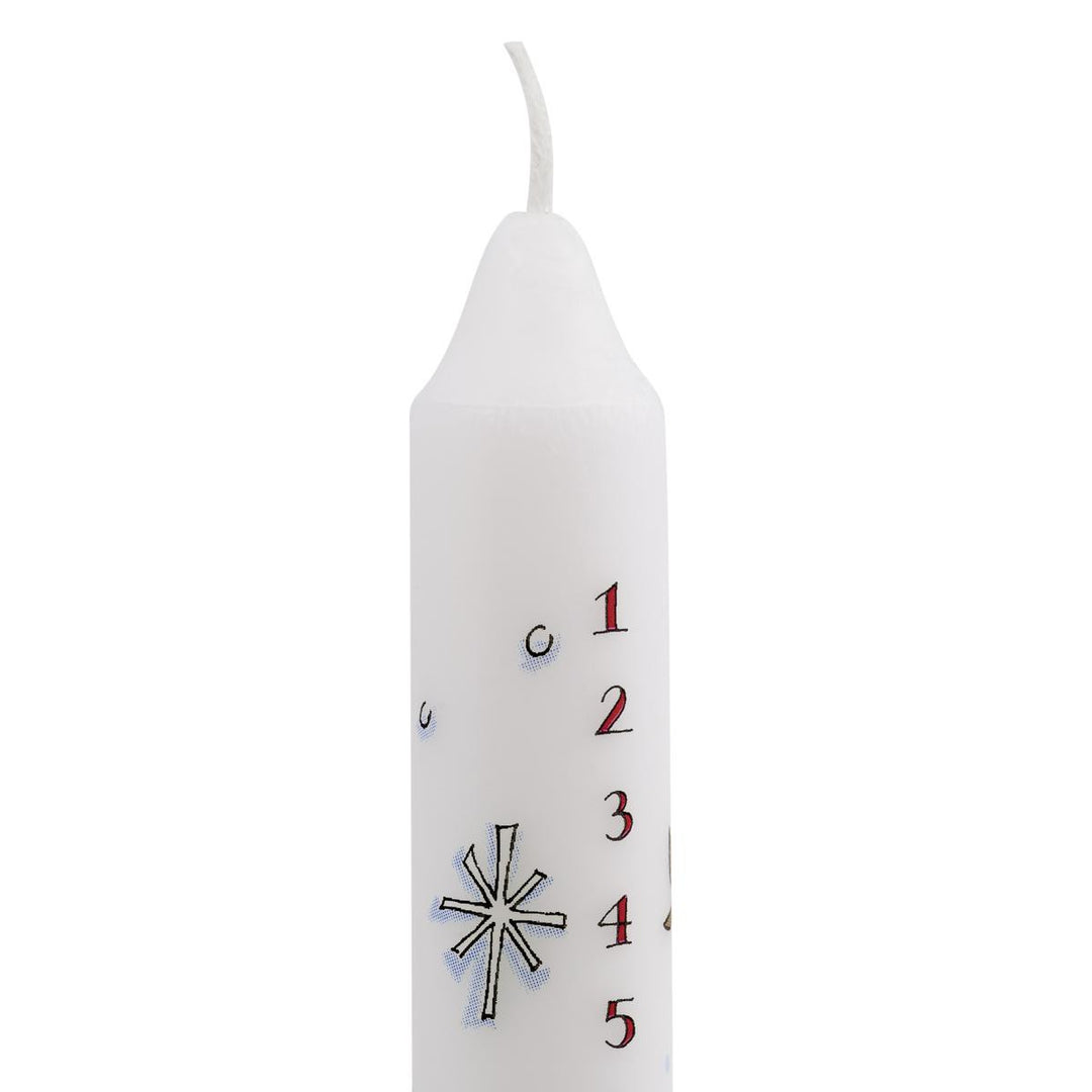 Alison Gardiner Snowmen Advent Candle