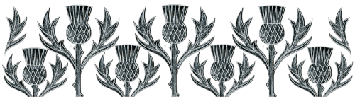 Thistle Mug by Moorland Potteries.