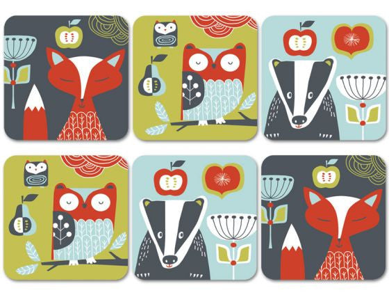 Repeat Repeat's Folkland Coasters Set of 6