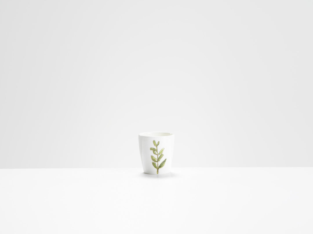 Olive Leaf Egg Cup by Helen Beard.