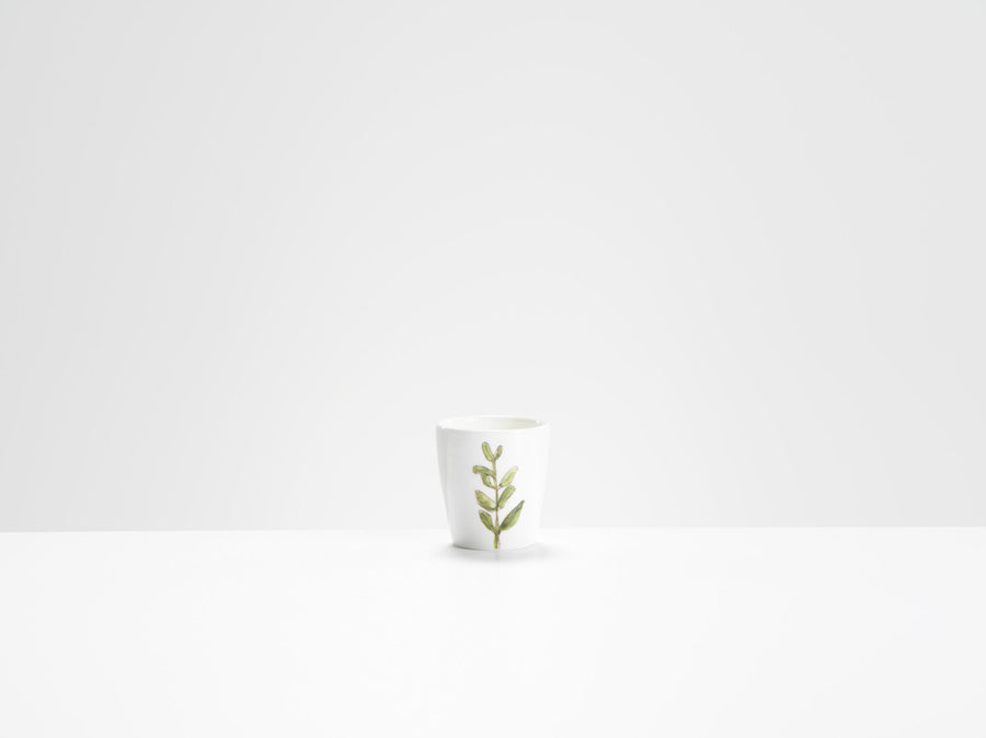 Olive Leaf Egg Cup by Helen Beard.