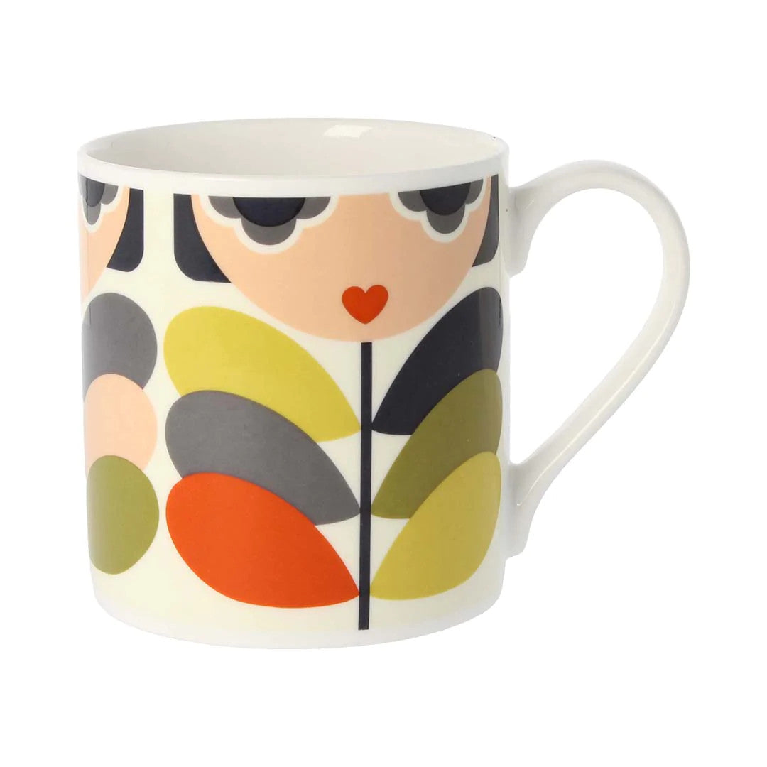 Lady Stem Bone China Mug by Orla Kiely