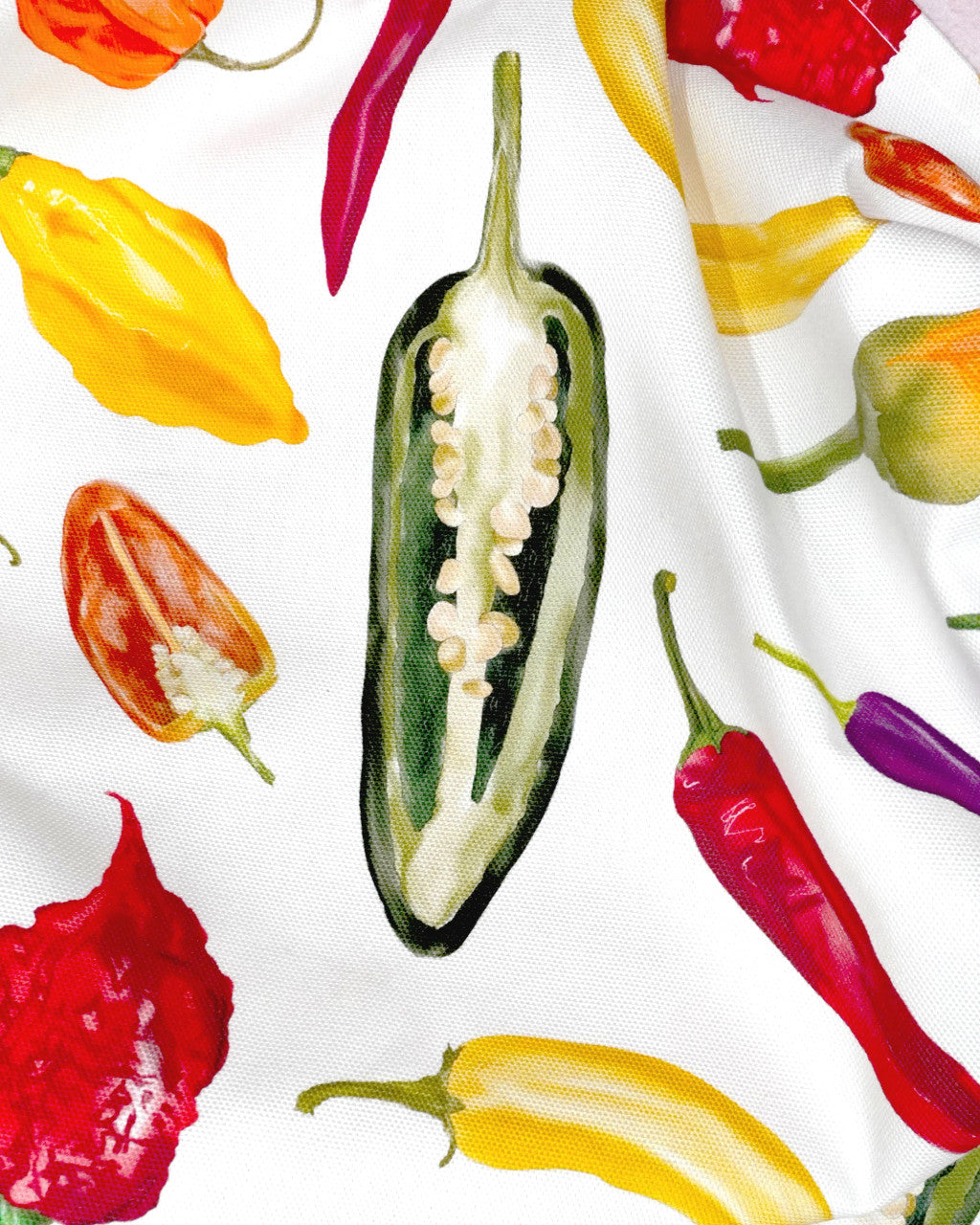 Chili Tea Towel by Corinne Alexander.