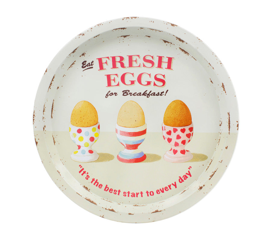 Martin Wiscombe Fresh Eggs Tin Tray