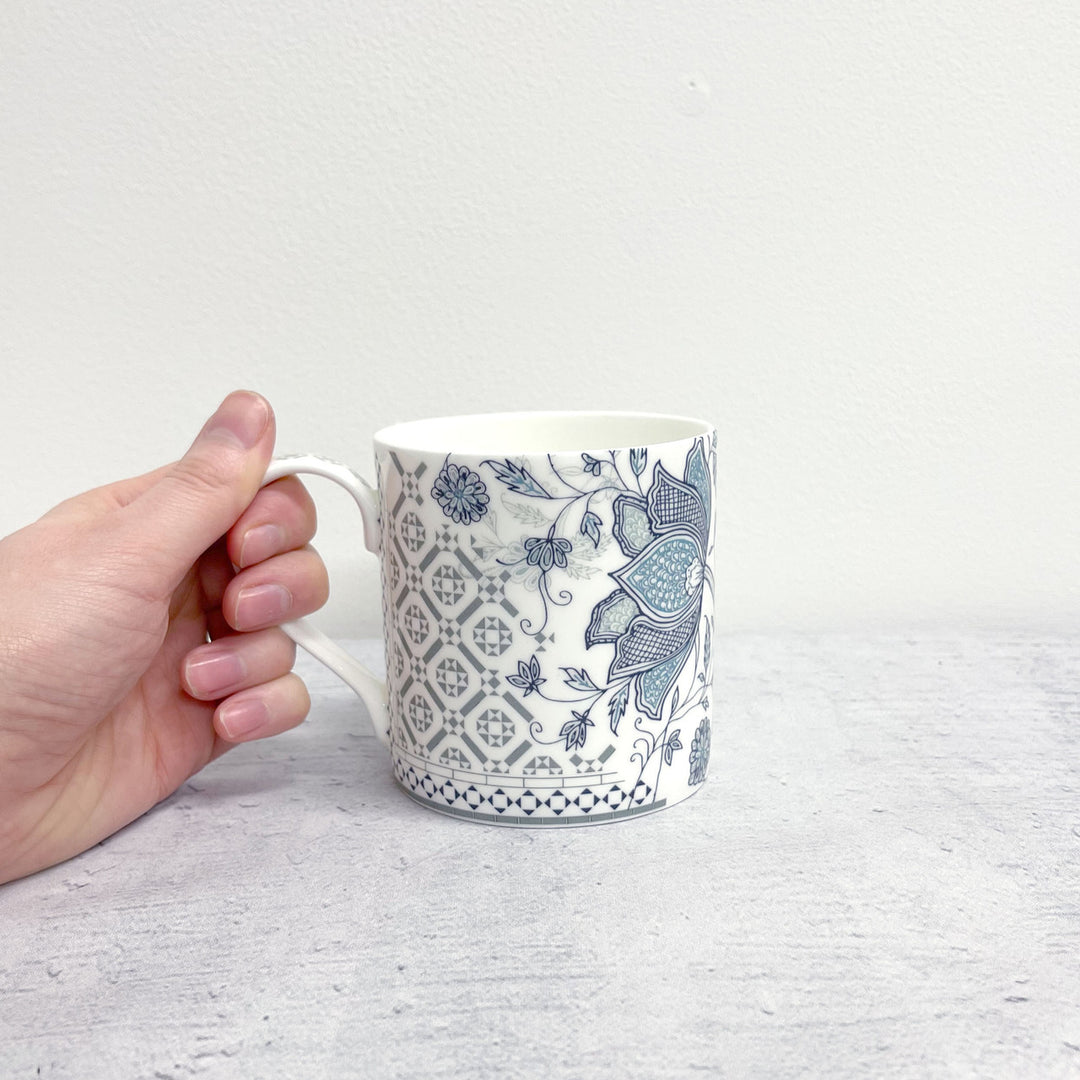 Alex Allday Safflower Fine Bone China Mug