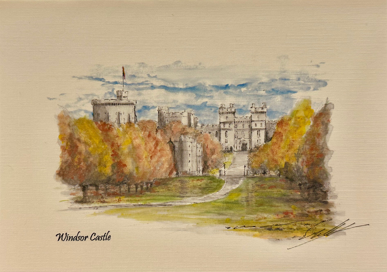 Windsor Castle by British Artist Sean Webb