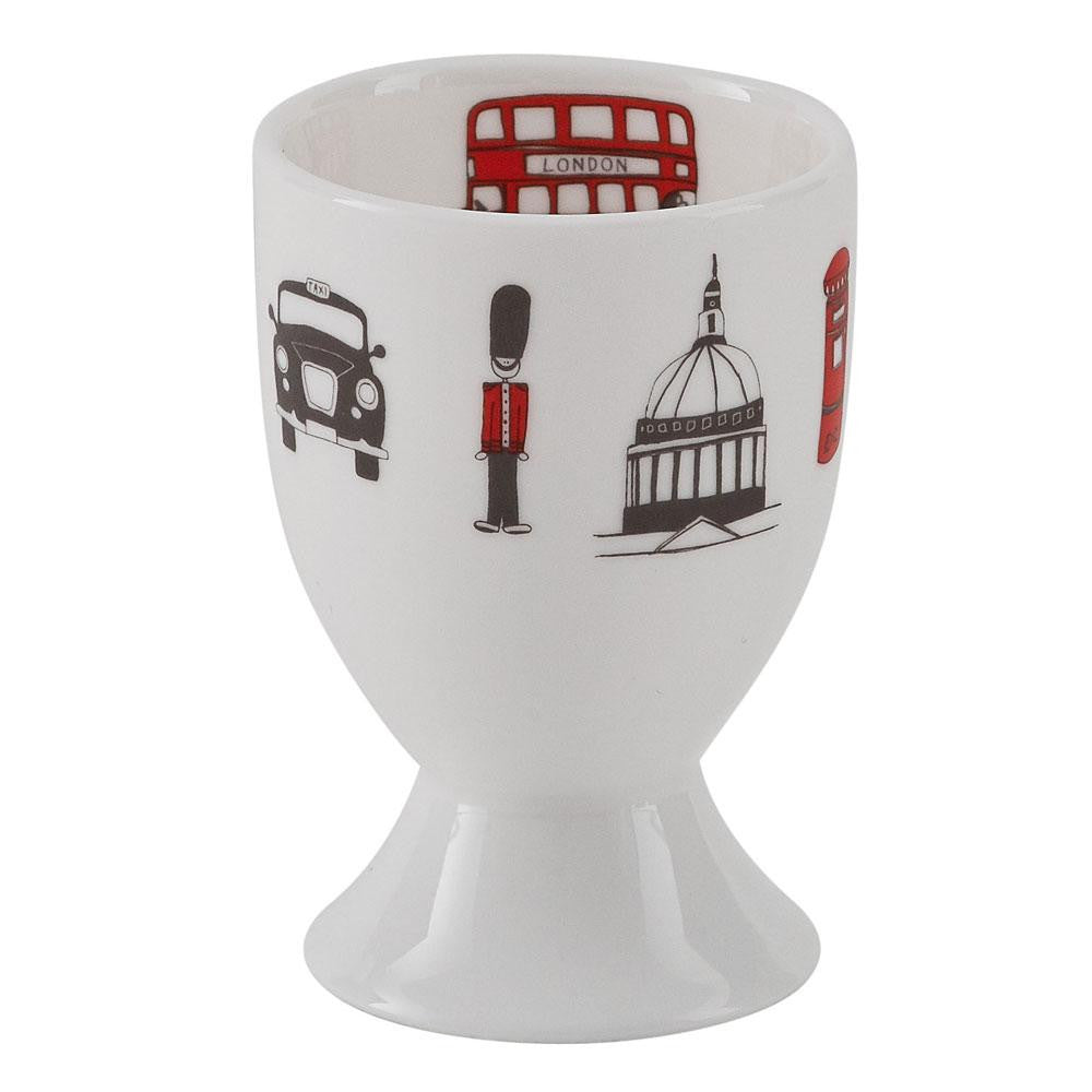 Bone china London Skyline egg cup from Victoria Eggs.