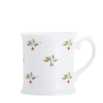 Holly and Berry Bone China Mug Image
