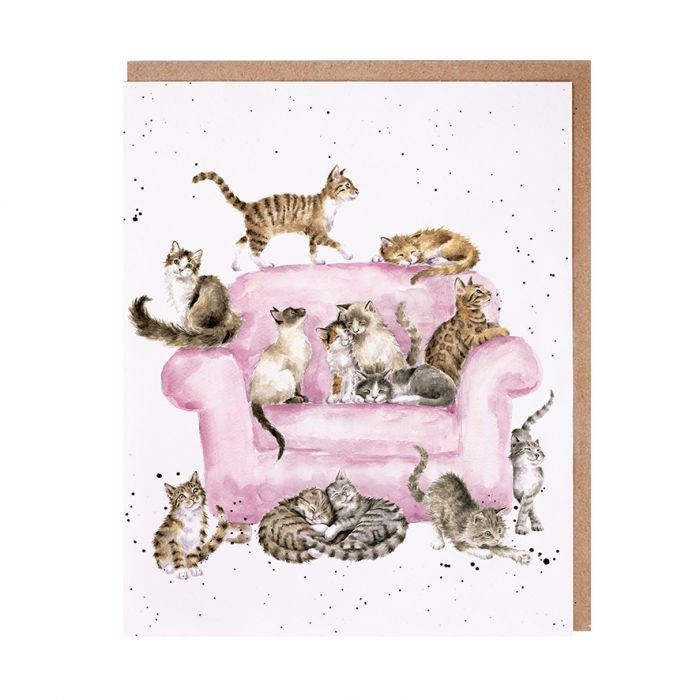 "Cattitude" Cat Greetings Car by Hannah Dale for Wrendale Designs