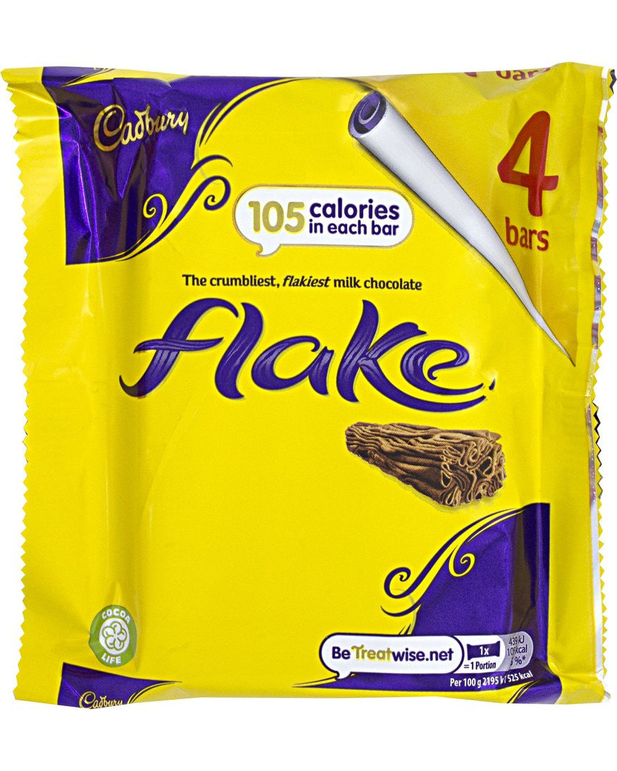 Cadbury's Flake Bar 4 x 0.75oz