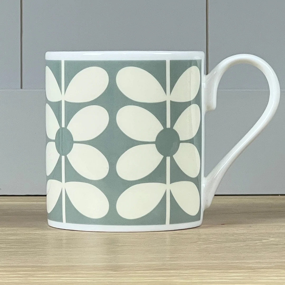 60's Stem Duckegg Mug by Oral Kiely.