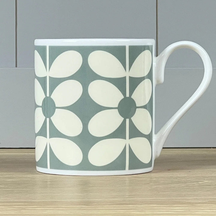 60's Stem Duckegg Mug by Oral Kiely.