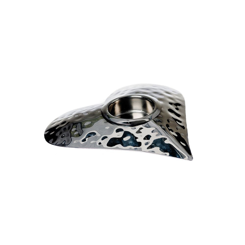 Hand Hammered Heart Tea Light Holder by Selbrae House