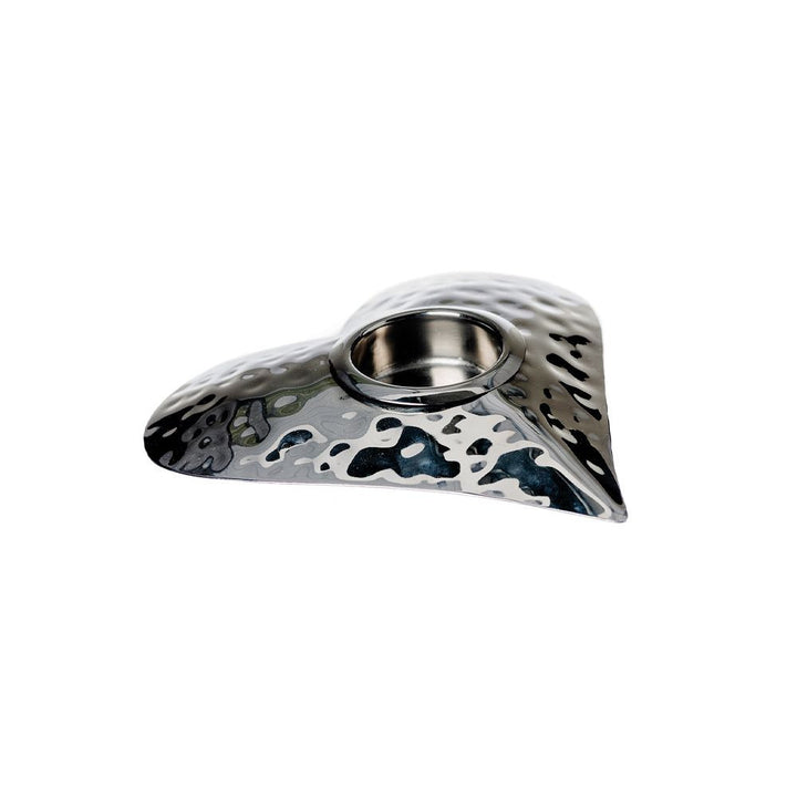 Hand Hammered Heart Tea Light Holder by Selbrae House