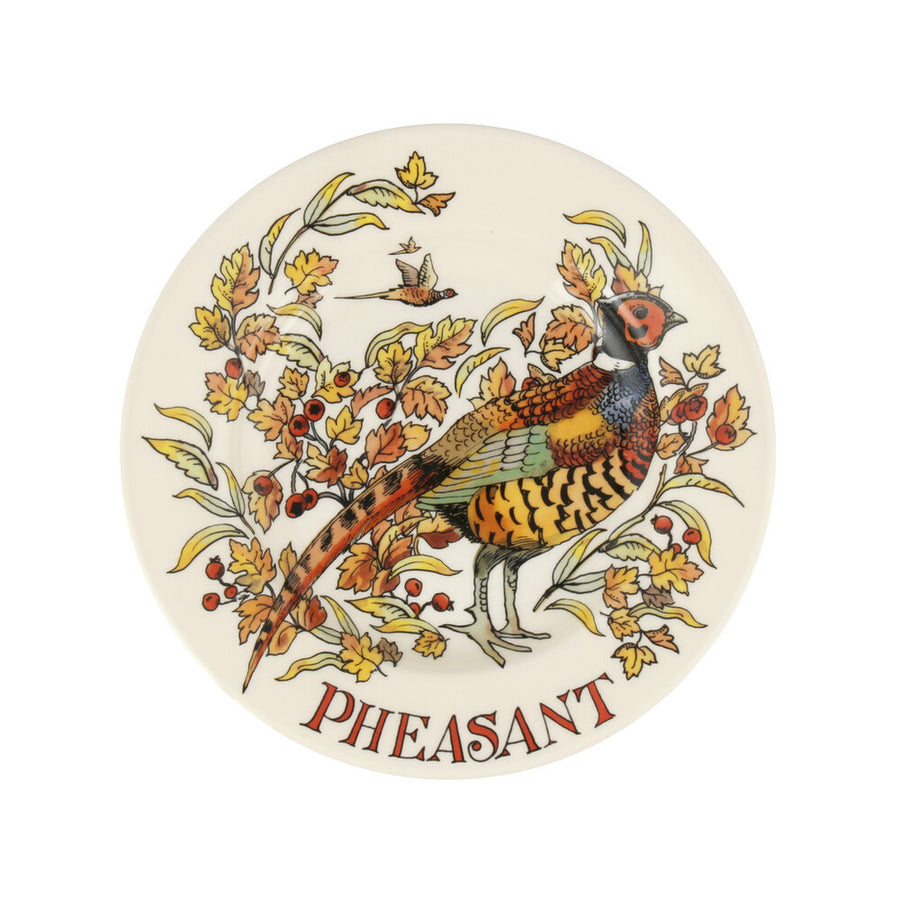 Hand-made Emma Bridgewater Pheasant 8 1/2 inch plate