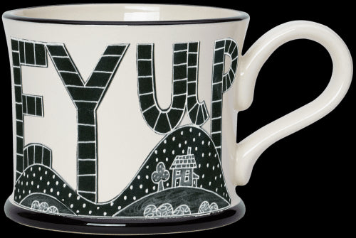 Ey Up Mug by Moorland Pottery