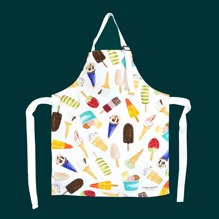 Children's Ice Cream Apron by Corinne Alexander.