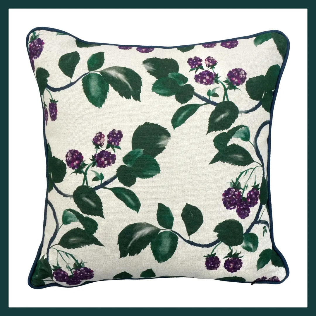 Blackberry Pillow by Corinne Alexander.