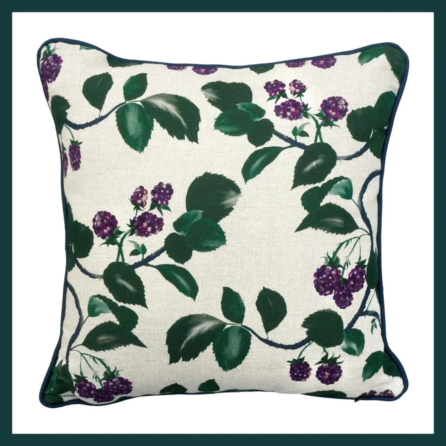 Blackberry Pillow by Corinne Alexander.