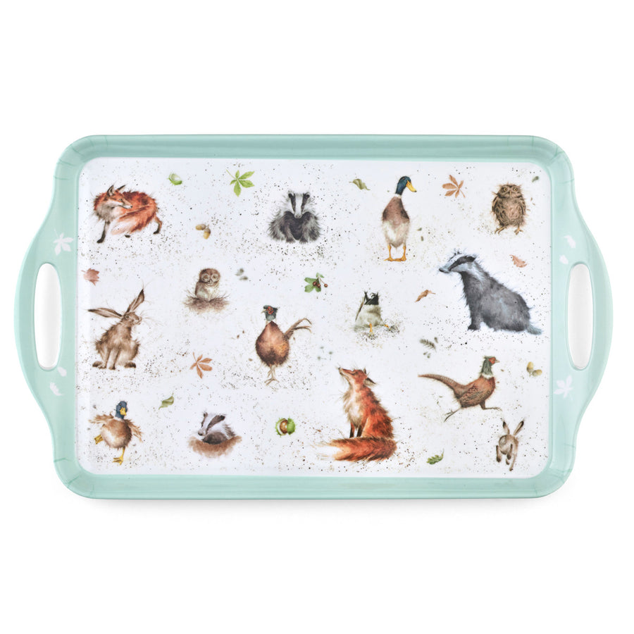 Countryside Friends Melamine Tray from Wrendale Designs by Royal Worcester.