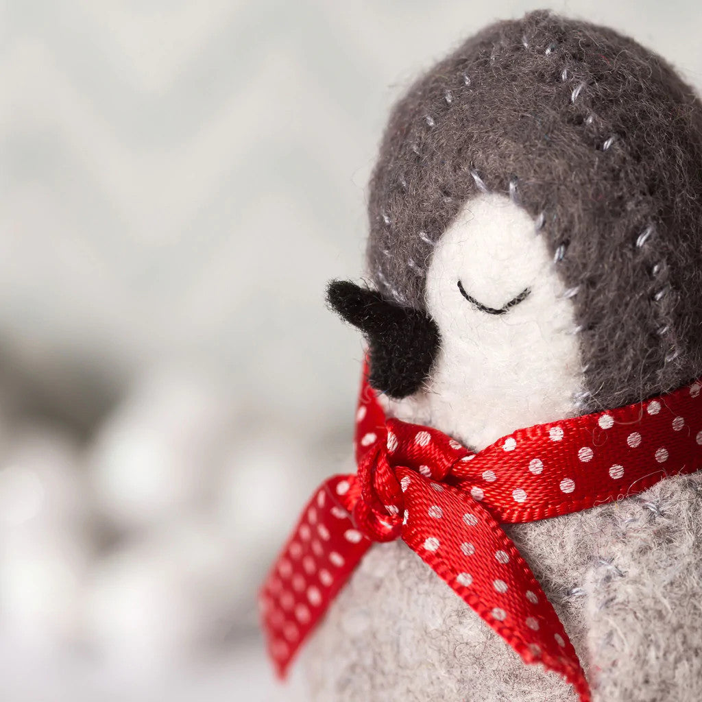 Baby Penguins Wool Mix Felt Craft Kit by Corinne Lapierre