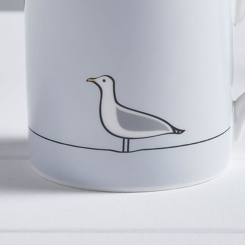 Seagull Bone China Mug by Jin Designs.