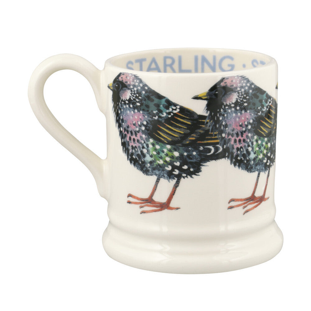 Emma Bridgewater Starling Half Pint Mug. 