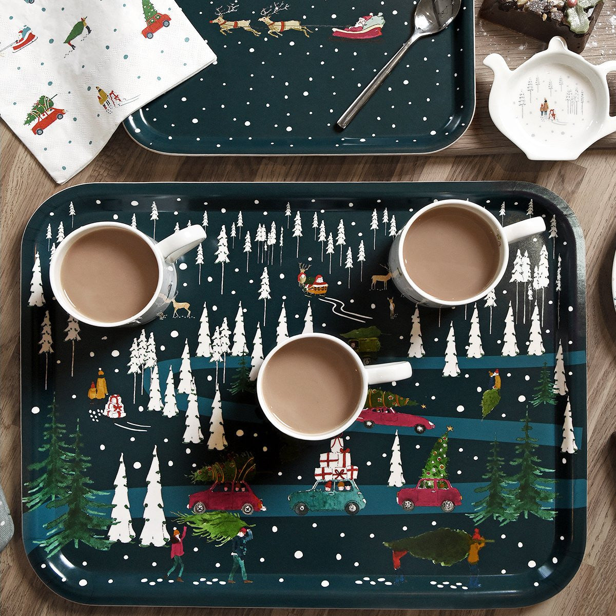 Sophie Allport Home for Christmas Large Birch Tray