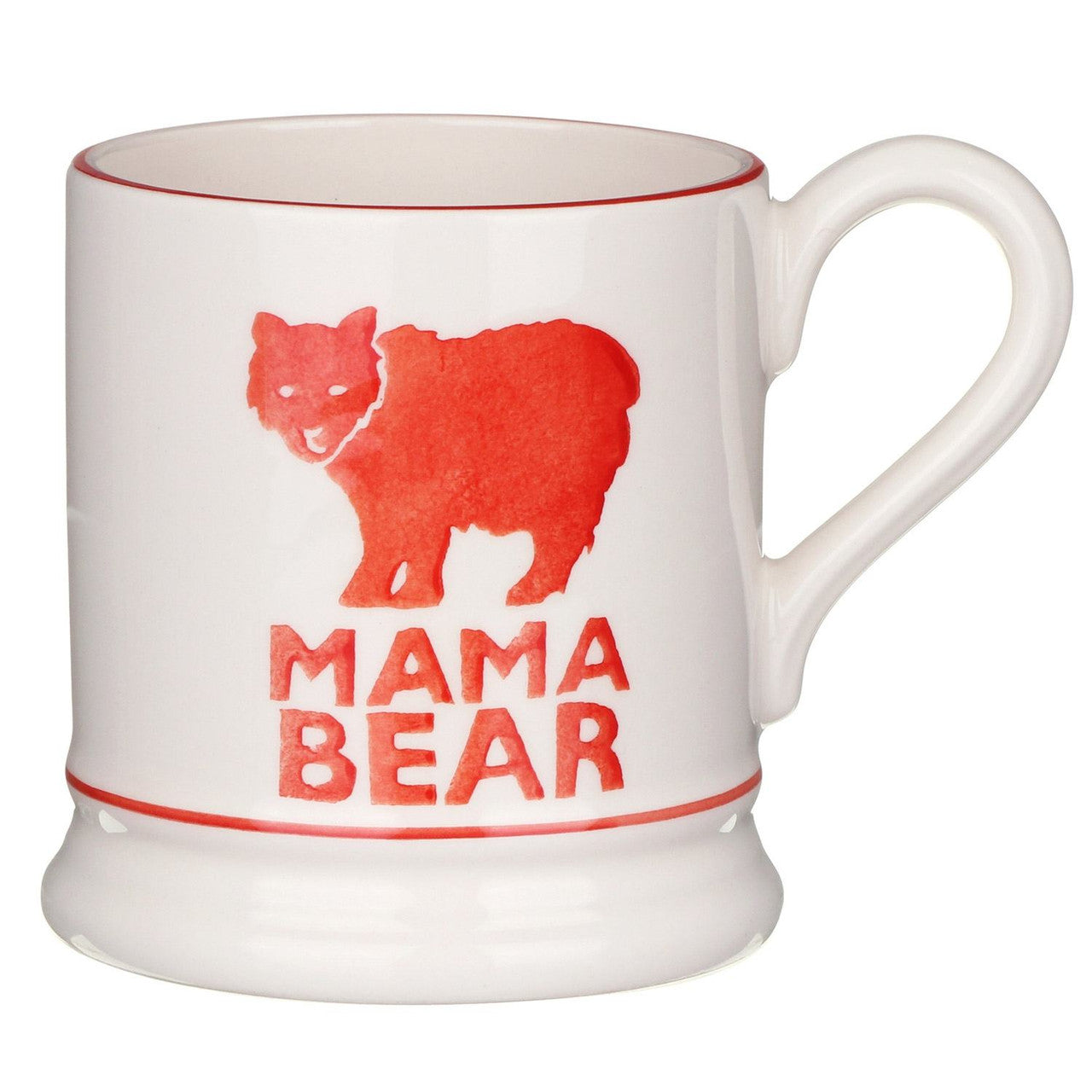 Emma Bridgewater hand made Mama Bear 1/2 pint mug.