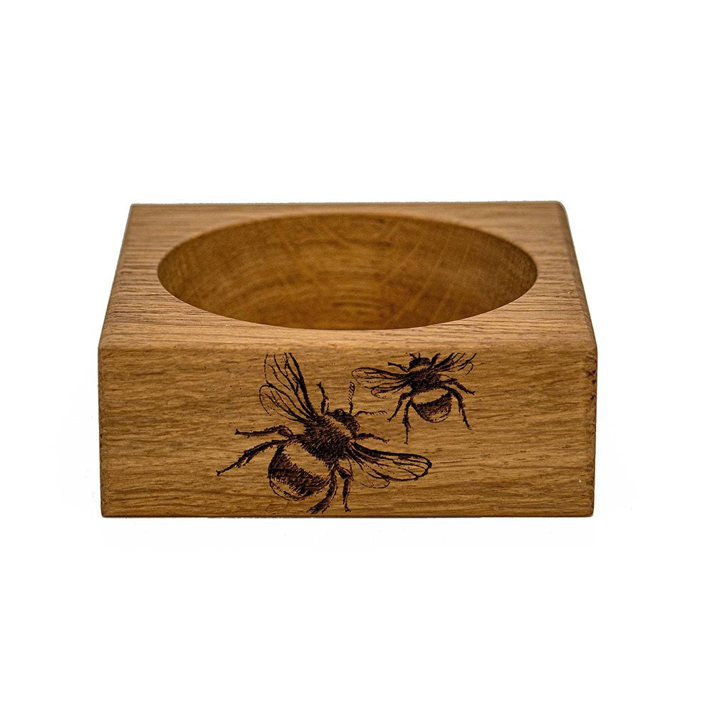 Bee Oak Wine Coaster by Scottish Made by Selbrae House