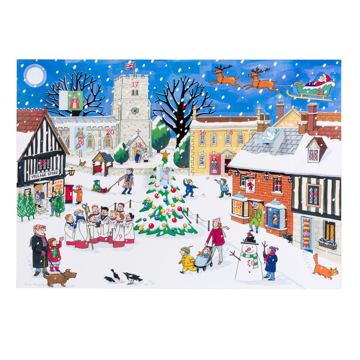 Alison Gardiner Christmas in the Village 1000 pice Jigsaw Puzzle