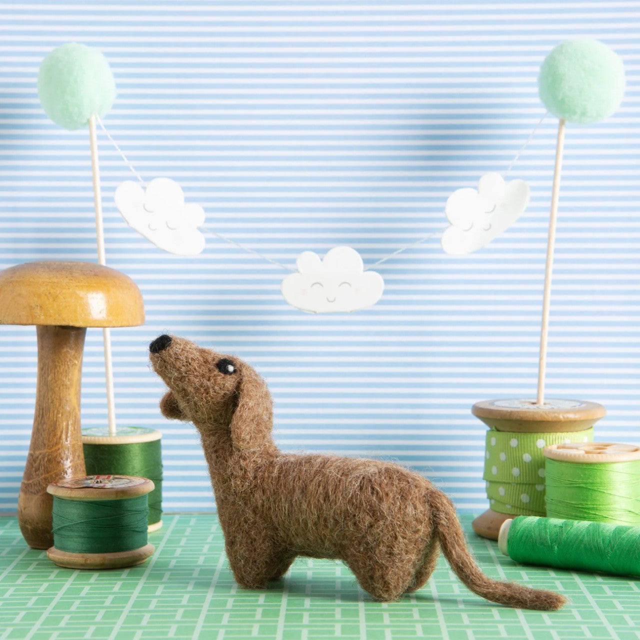 Dachshund Mini Felting Kit