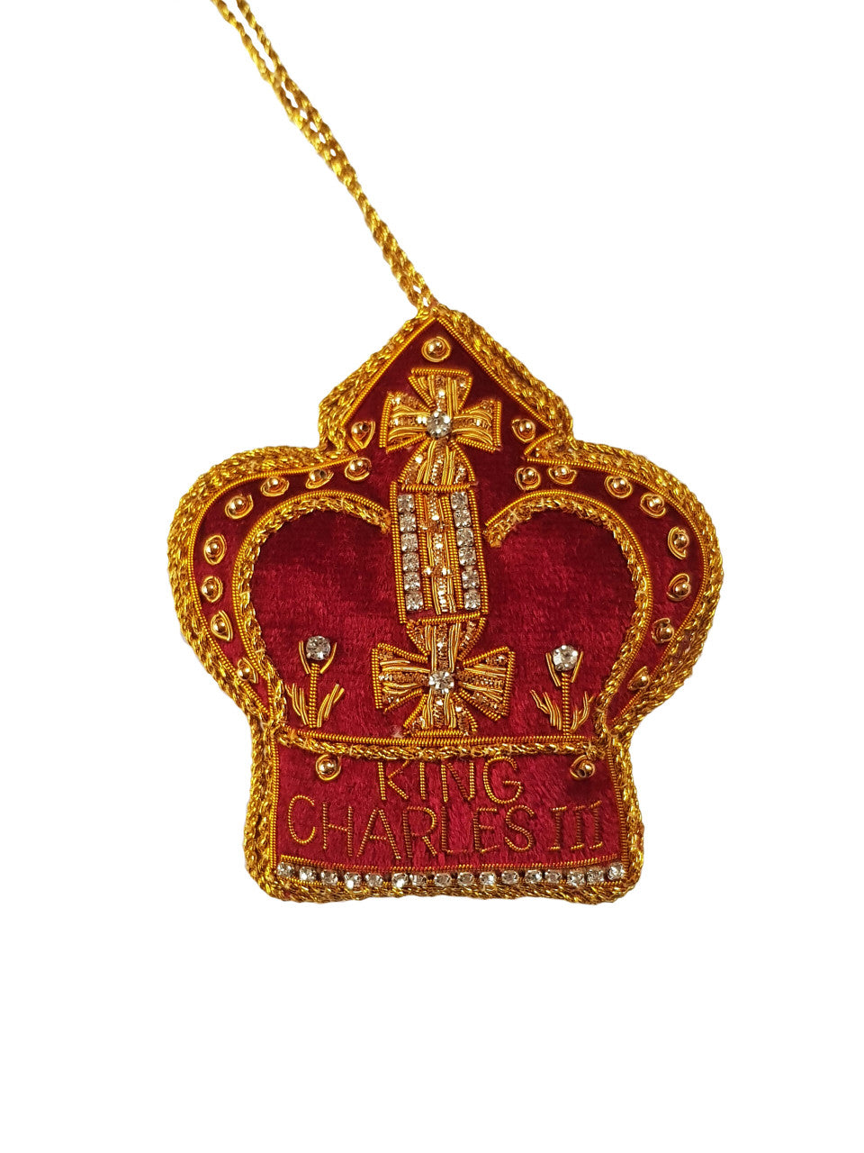 King Charles III Crown Decoration by St. Nicolas.