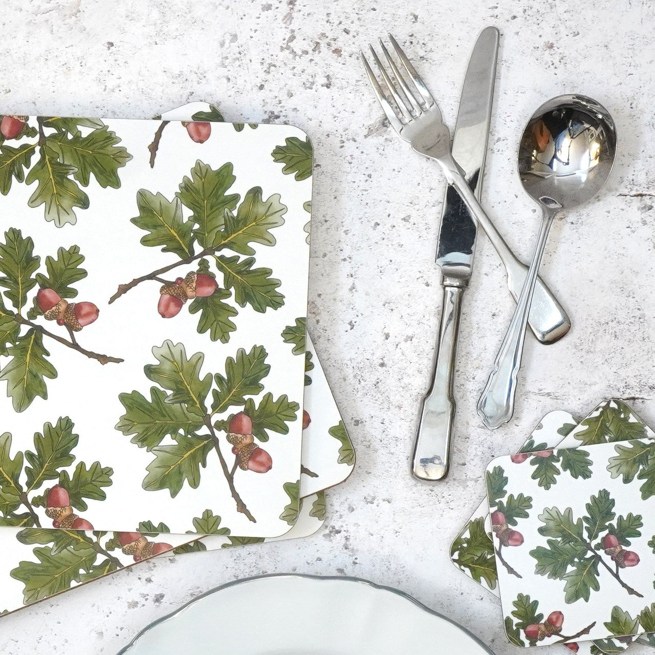 Oak Leaf Placemat by Corinne Alexander.