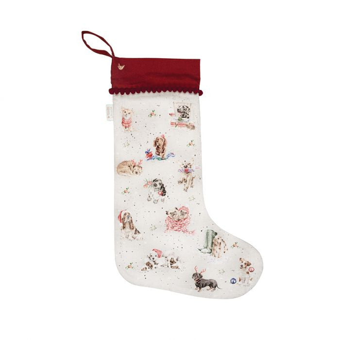 'A Pawsome Christmas' Dog Christmas Stocking by Wrendale Designs