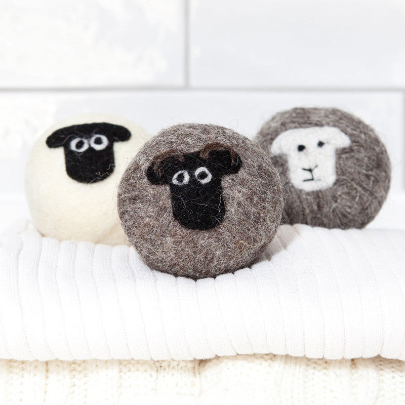 Little Beau Sheep Wool Dryer Balls - pack of 3