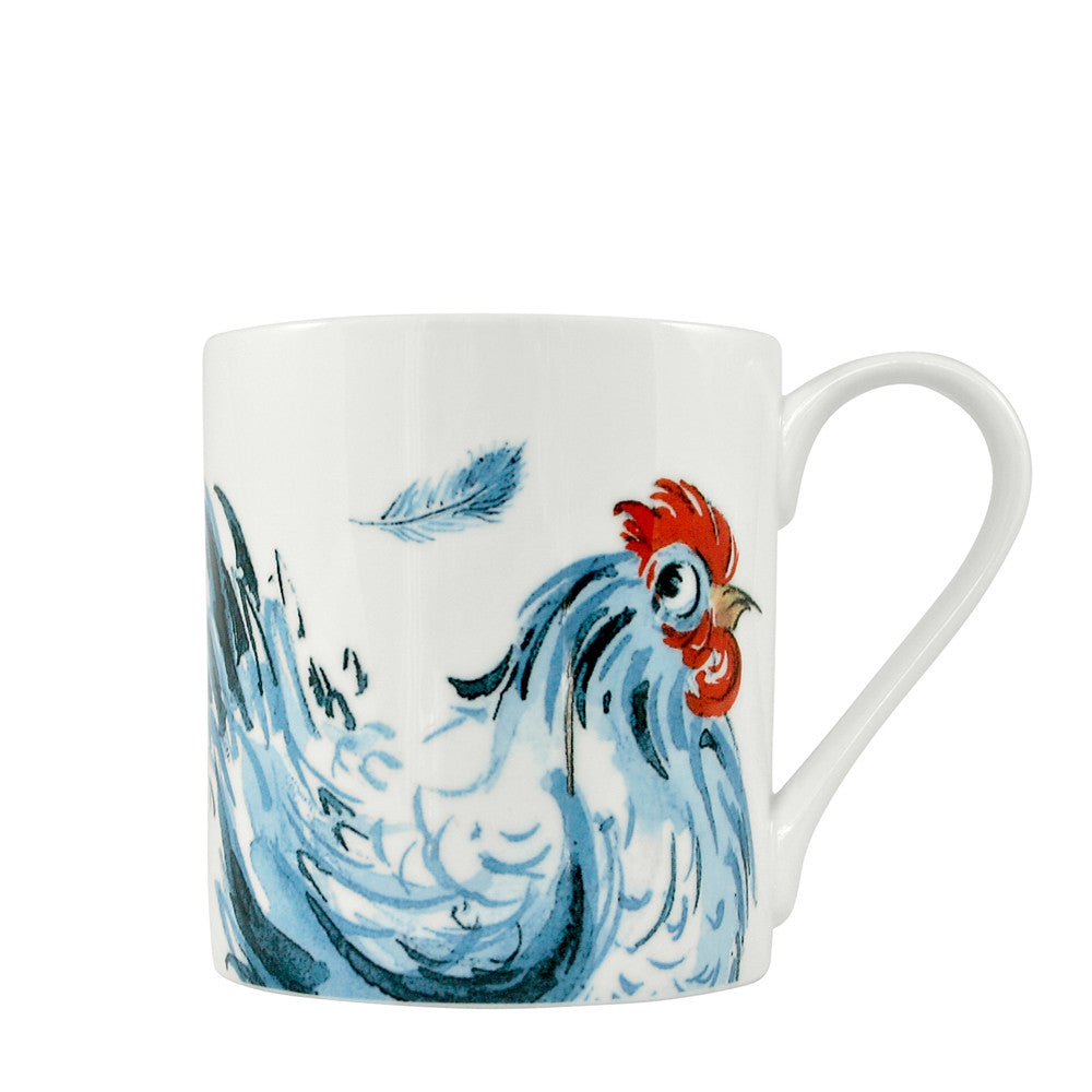 Dancing Hen Mug by Jane Abbott Designs