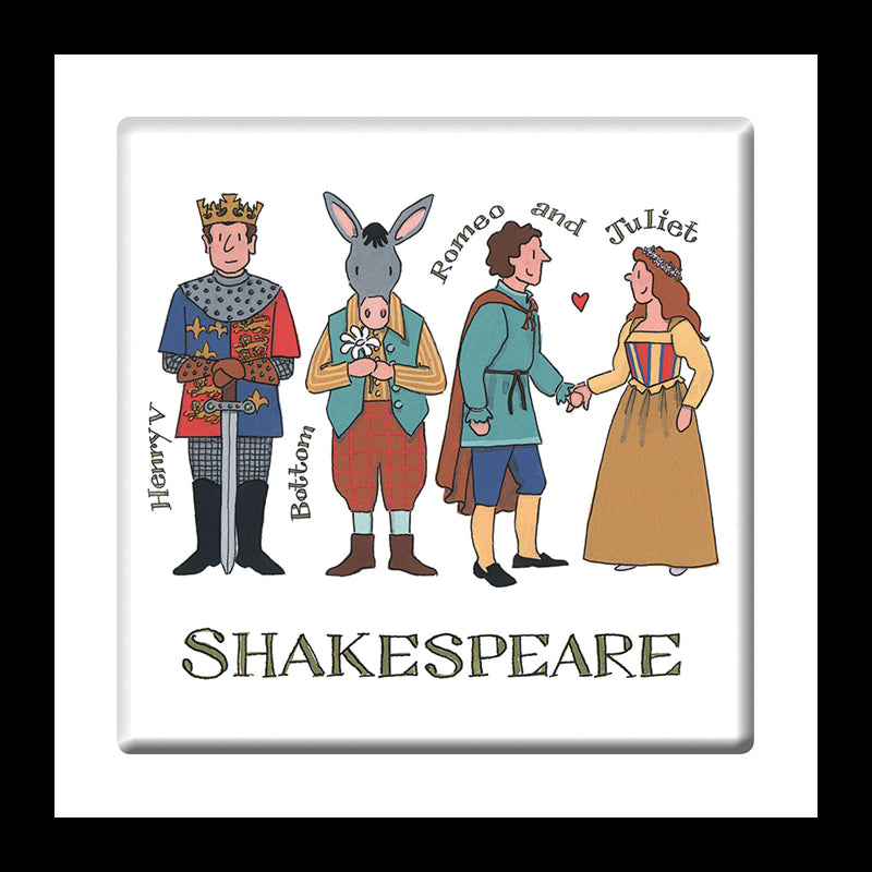 Alison Gardiner Shakespeare Characters Coaster