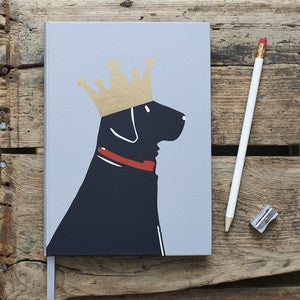 Black Labrador Notebook from Sweet William Designs