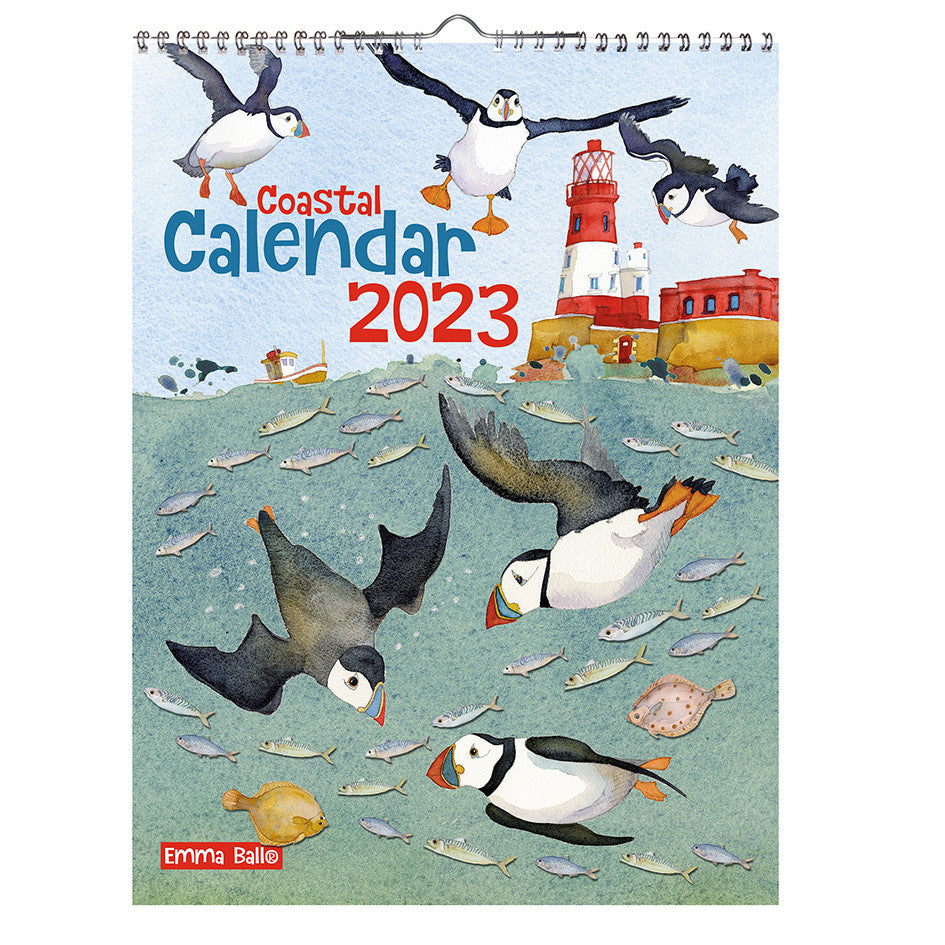 Coastal 2023 Calendar by Emma Ball.