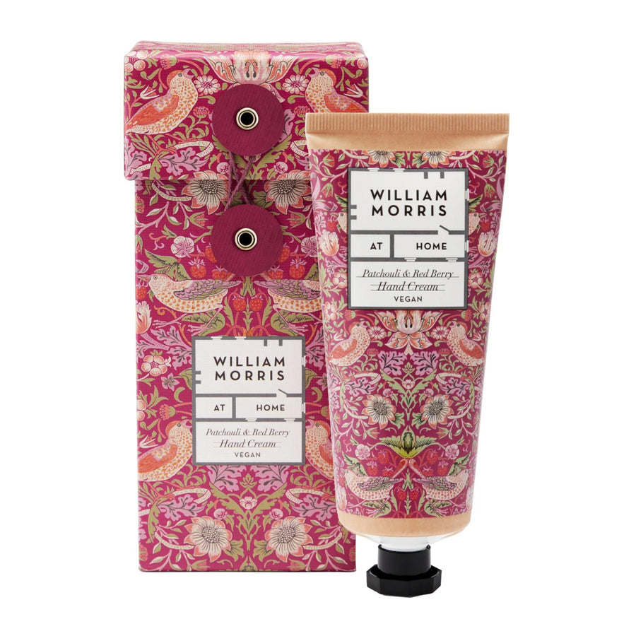 William Morris Strawberry Thief Hand Cream by Heathcote & Ivory.