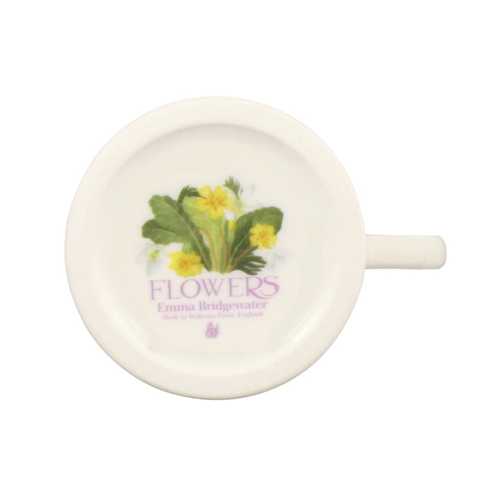 Emma Bridgewater Primrose & Wood Anemone small mug. Handmade in England.