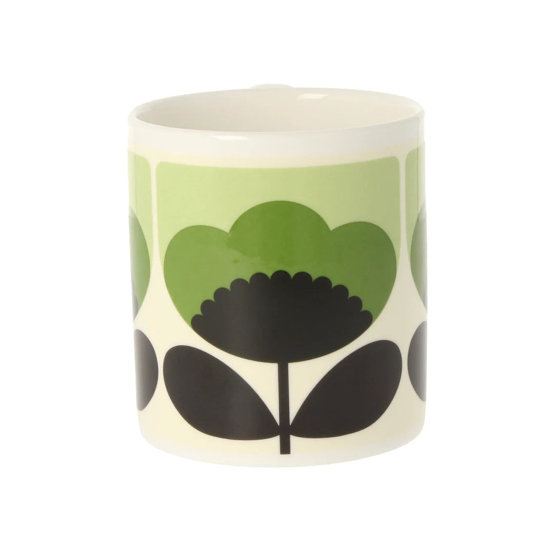 Spring Bloom Green Bone China Mug by Orla Kiely