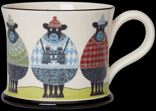 Woolly Ramblers Mug by Moorland Pottery.