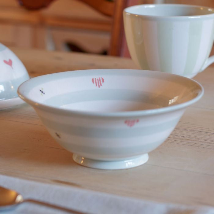 Susie Watson pottery Honey Bees Dessert Bowl