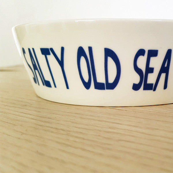 Port & Lemon Salty Old Sea Dog Bone China Bowl