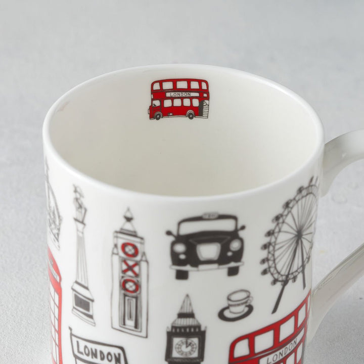 Victoria Egg's bone china Big Smoke London mug.